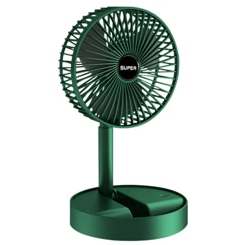 Quạt Tích Điện Gấp Gọn Mini Fan - Xoay 180 Độ, 3 Tốc Độ Gió, Sạc USB - Giải Pháp Tiện Lợi Dành Cho Sinh Viên và Văn Phòng