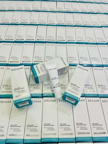Mặt Nạ Décaar Anti-Acne Antiseptic 50ml - Hỗ Trợ Giảm Mụn, Kiểm Soát Dầu Nhờn và Se Khít Lỗ Chân Lông cho Da Dầu và Dễ Nổi Mụn