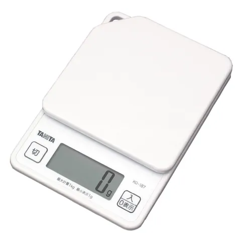 Cân điện tử nhà bếp KD-187 Tanita Nhật Bản - Cân tiểu ly 1kg/1g, lý tưởng cho chế độ ăn kiêng và nấu ăn chính xác