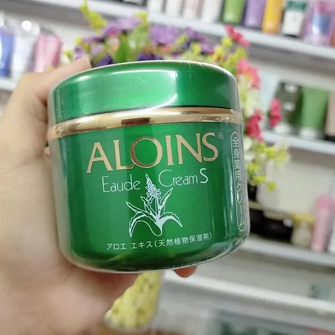 Kem Dưỡng Da Aloins Eaude Cream S 185g Nhật Bản - Dưỡng Ẩm, Làm Trắng Da, Chống Lão Hóa, Phục Hồi Da Khỏe Mạnh, Chiết Xuất Lô Hội