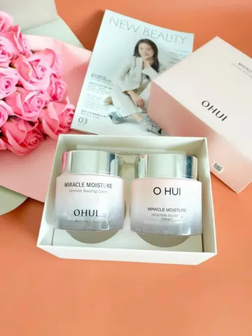Kem Dưỡng Ẩm Trắng Da Ohui Miracle Moisture Cream 60ml - Sáng Da, Căng Bóng, Chống Lão Hóa, Hàn Quốc