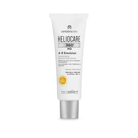 Kem Chống Nắng Heliocare 360 MD A-R Emulsion SPF50+ PA++++ - Bảo Vệ Da Tối Ưu, Chống Nắng Chuyên Sâu cho Da Nhạy Cảm 50ml