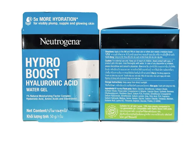 Kem Dưỡng Ẩm Neutrogena Hydro Boost Aqua Gel 50ml - Cấp Nước & Dưỡng Ẩm Cho Da Mềm Mịn, Phù Hợp Cho Mọi Loại Da