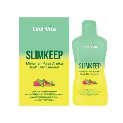 Nước Uống Enzyme Slimkeep Cool-Vita Hỗ Trợ Giảm Cân 315ml - Tăng Cường Miễn Dịch và Tiêu Hóa Từ 34 Loại Trái Cây