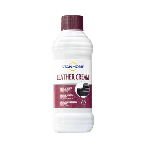 Kem Dưỡng Làm Sạch Đồ Da Thật Stanhome Leather Cream 250ml - Chất Bảo Vệ & Nuôi Dưỡng Da Tự Nhiên, Hương Sen Tươi Mát