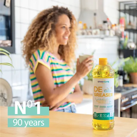 Gel Tẩy Dầu Mỡ Hữu Cơ Đa Năng Stanhome Ecolabel 750ml - Sạch Bong Bát Đĩa và Bề Mặt, An Toàn Cho Da Nhạy Cảm