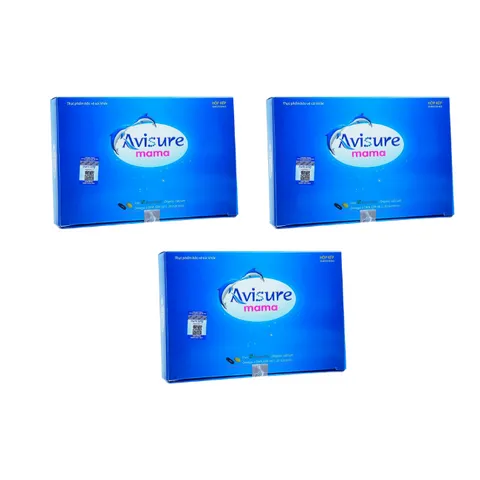 Combo 3 Hộp Vitamin Bà Bầu Avisure Mama - Bổ Sung Quatrefolic, Sắt và DHA cho Mẹ và Bé Khỏe Mạnh