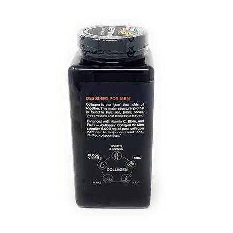 Viên uống Collagen Youtheory Men's 390 viên - Hỗ trợ sức khỏe xương, da và tóc dành cho nam giới, Mỹ