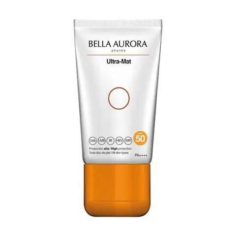 Kem Chống Nắng Bella Aurora Ultra-Mat SPF50/PA++++ - Bảo Vệ Da Tối Đa, Giữ Ẩm, Dưỡng Trắng, Phù Hợp Mọi Loại Da 50ml