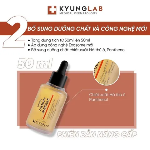 Serum Tế Bào Gốc Kyung Lab PDRN Therapy Ampoule 30ml - Tái Tạo Da, Chống Lão Hóa, Bổ Sung Collagen và Elastin Tự Nhiên