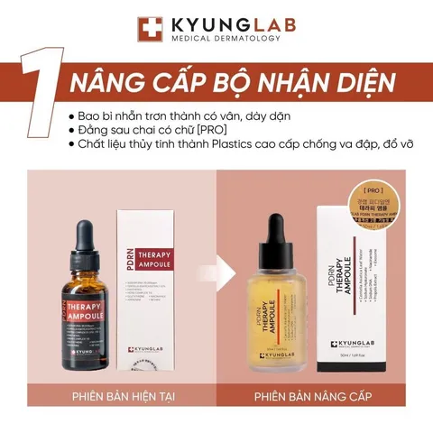 Serum Tế Bào Gốc Kyung Lab PDRN Therapy Ampoule 30ml - Tái Tạo Da, Chống Lão Hóa, Bổ Sung Collagen và Elastin Tự Nhiên