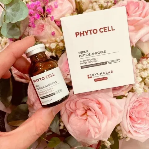 Tế Bào Gốc Thực Vật Kyung Lab Phyto Cell Pro Peptide Ampoule 20g - Serum Tái Sinh Da, Ngăn Ngừa Lão Hóa, Dưỡng Ẩm, Thích Hợp Mọi Loại Da