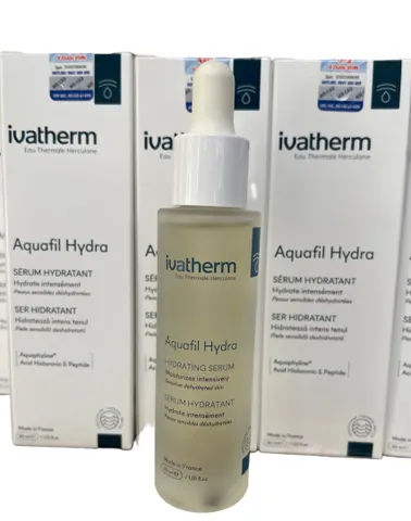 Ivatherm Aquafil Tinh Chất Dưỡng Ẩm Phục Hồi Da - Serum Cung Cấp Độ Ẩm Chống Lão Hóa 30ml từ Pháp