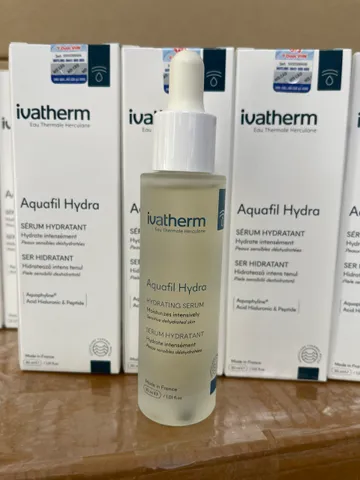 Ivatherm Aquafil Tinh Chất Dưỡng Ẩm Phục Hồi Da - Serum Cung Cấp Độ Ẩm Chống Lão Hóa 30ml từ Pháp