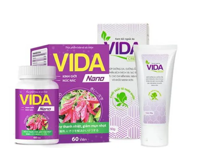  Vida Nano chăm sóc da, Hỗ trợ giảm viêm da cơ địa