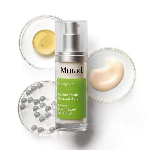 Serum Hồi Sinh Làn Da Lão Hóa Murad Retinol Youth Renewal 30ml - Chống Nếp Nhăn, Dưỡng Ẩm Da Mịn Màng, Phục Hồi Đàn Hồi Da