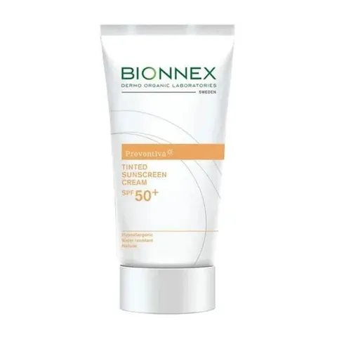 Kem Chống Nắng Tạo Nền Bionnox Tinted Sunscreen Cream SPF50+ 50ml - Bảo Vệ Da, Kiểm Soát Nhờn, Dưỡng Ẩm, Che Khuyết Điểm