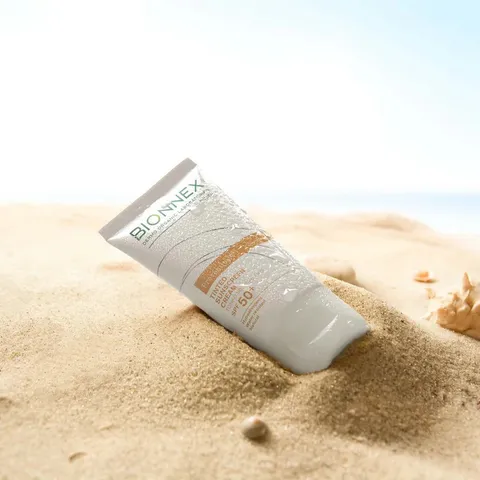Kem Chống Nắng Tạo Nền Bionnox Tinted Sunscreen Cream SPF50+ 50ml - Bảo Vệ Da, Kiểm Soát Nhờn, Dưỡng Ẩm, Che Khuyết Điểm