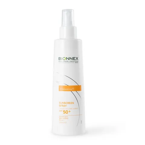 Xịt Chống Nắng Bionnex Preventiva SPF 50+ - 200ml, Giúp Chống UV, Kiểm Soát Dầu và Bảo Vệ Da Nhạy Cảm, Dưỡng Ẩm Chống Oxy Hóa