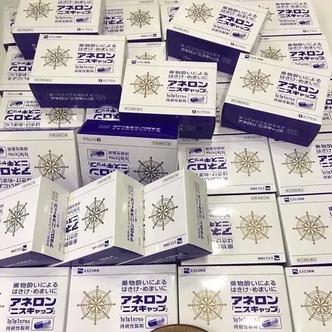 Viên uống hỗ trợ chống say tàu xe Anerol Nhật Bản - Giúp tỉnh táo, không buồn nôn, hiệu quả 24h, Hộp 10 viên