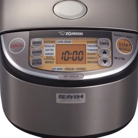 Nồi Cơm Điện Tử Cao Tần Áp Suất Zojirushi NP-HRQ10 - Công Nghệ Nấu Thông Minh AI, Chống Dính Platinum, 8 Chế Độ Nấu, Giữ Ấm Lâu