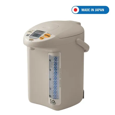 Bình Thủy Điện Tử Zojirushi CD-LCQ50 5.0L - Thiết Kế Sang Trọng, Chức Năng Nấu Khử Clo, Điều Khiển LCD, An Toàn Sử Dụng