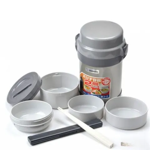 Cà men cơm giữ nhiệt Zojiroshi 4 ngăn SL-JAF14