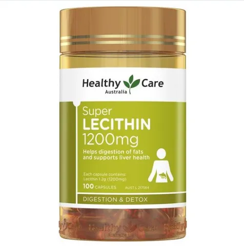 Mầm Đậu Nành Healthy Care Super Lecithin 1200mg - Viên Uống Hỗ Trợ Sức Khỏe Nữ Giới, Dưỡng Da, Cải Thiện Kinh Nguyệt - 100 Viên Úc