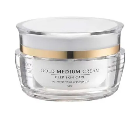 Kem Dưỡng Ẩm Ngăn Lão Hóa Da Dầu KB Pure Gold-Medium Cream 50ml - Chứa Hyaluronic Acid và Bơ Hạt Mỡ, Giúp Làm Mềm Mịn Da