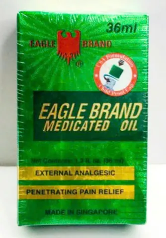 Dầu Gió Xanh 2 Nắp Eagle Brand 36ml - Giảm Đau Nhức, Cảm Lạnh, Hương Thơm Dịu Nhẹ, Sản Phẩm Nhập Mỹ