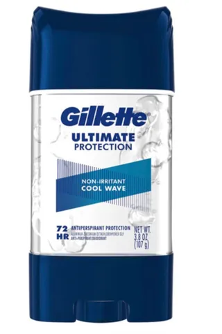 Lăn Khử Mùi Gillette Ultimate Protection 107g - Đánh Bay Mồ Hôi, Hương Cool Wave Nam Tính, Nhập Khẩu Từ Mỹ
