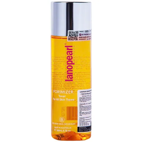 Nước Hoa Hồng Lanopearl Porimizer Toner 200ml - Giúp Làm Sạch, Se Khít Lỗ Chân Lông, Dành Cho Da Nhờn, Da Mụn, Từ Thiên Nhiên Úc