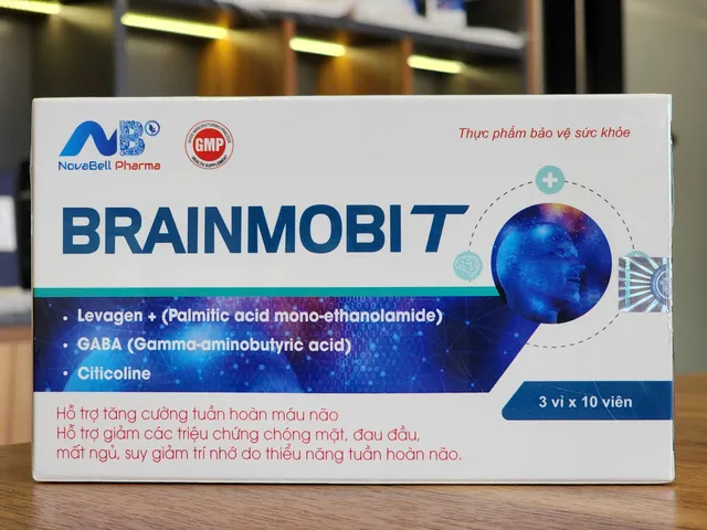 Viên Uống Bổ Não BrainmobiT - Tăng Cường Trí Nhớ, Cải Thiện Tập Trung, Giảm Căng Thẳng - Thực Phẩm Chức Năng Nova Global