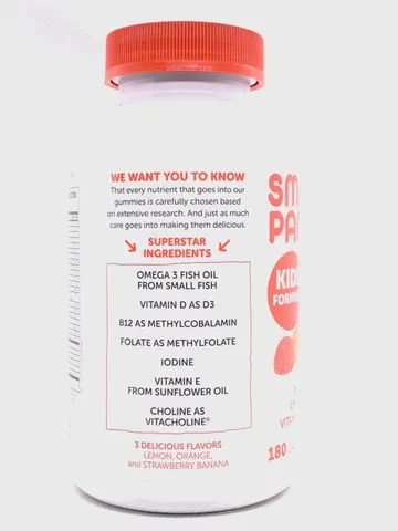 Kẹo Dẻo Vitamin & Omega 3 Smarty Pants Kids 180 Viên - Bổ Sung Dinh Dưỡng Cho Trẻ Em - Nguyên Chất Từ Mỹ, Hương Vị Trái Cây Thơm Ngon
