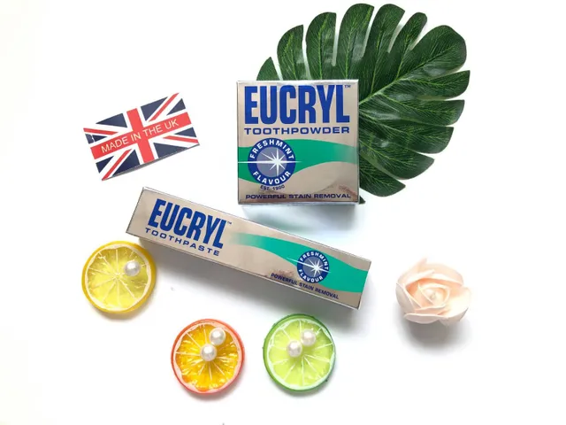 Kem Đánh Răng Eucryl Freshmint Thornton & Floss 62g - Tẩy Trắng, Ngăn Mảng Bám, Hơi Thở Thơm Mát Tự Nhiên