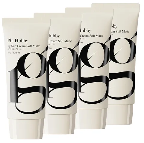 Kem Chống Nắng Ph Hubby Soft Matte 50g - Thuần Chay, Kiềm Dầu, SPF 50+ PA++++ Cho Da Mịn Màng, Không Vệt Trắng