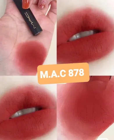 Son thỏi MAC Slim 878 Dubonnet Buzz - Chất lì, Bám Màu Lâu Trôi, Dưỡng Ẩm 12h, Màu Đỏ Rượu Vang Gợi Cảm, Hàng Nhập Mỹ