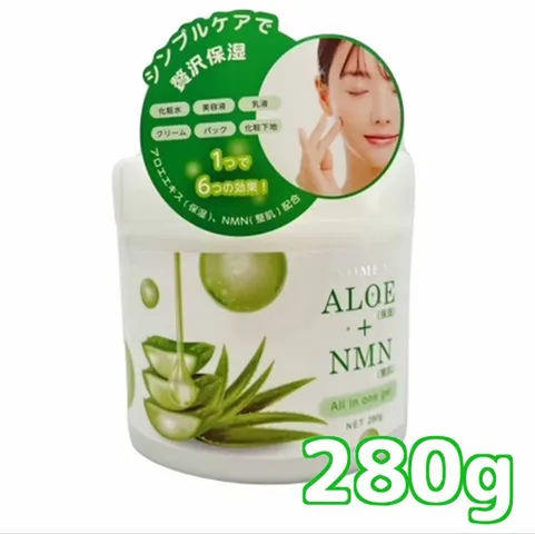 Kem Dưỡng Da Lô Hội Nomea Aloe 280g - Sản Phẩm Chăm Sóc Da Nhập Khẩu Nhật Bản, Cấp Ẩm & Ngăn Ngừa Lão Hóa Da