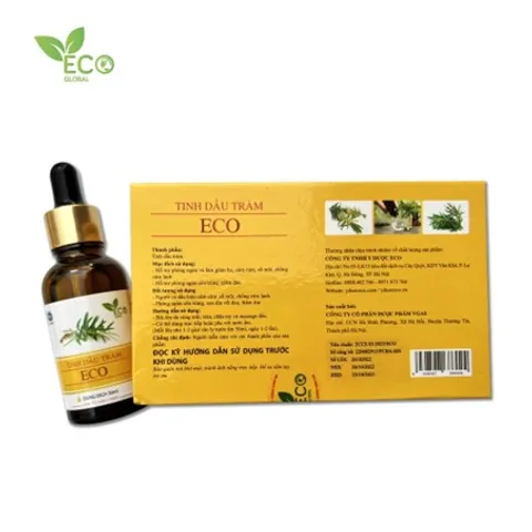 Tinh Dầu Tràm Thiên Nhiên ECO Vgas 30ml - Hỗ Trợ Giảm Ho, Cảm Cúm, Kháng Khuẩn, An Toàn Cho Mẹ Bầu Và Trẻ Nhỏ