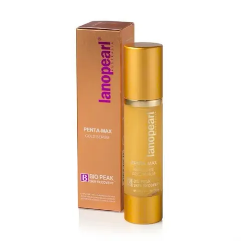 Tinh Chất Vàng Lanopearl Penta-Max Gold Serum 50ml - Serum Nhau Thai Cừu Tái Tạo Da, Chống Lão Hóa, Dưỡng Ẩm, Làm Trắng Da