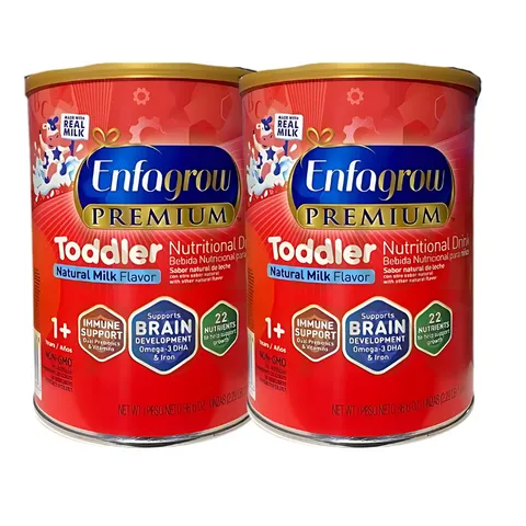 Sữa Enfagrow Đỏ Nắp Vàng Mỹ 1.04kg - Dinh Dưỡng Cao Cấp Dành Cho Trẻ 1-3 Tuổi, Hỗ Trợ Phát Triển Trí Não và Miễn Dịch