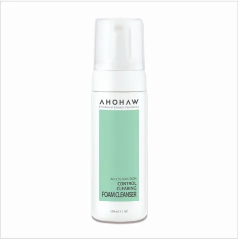 Sữa Rửa Mặt Tạo Bọt Control Clearing Foam 150ml - Sạch Da Dầu, Giảm Mụn, Dưỡng Ẩm Từ Chiết Xuất Hyaluronic Acid và Nghệ