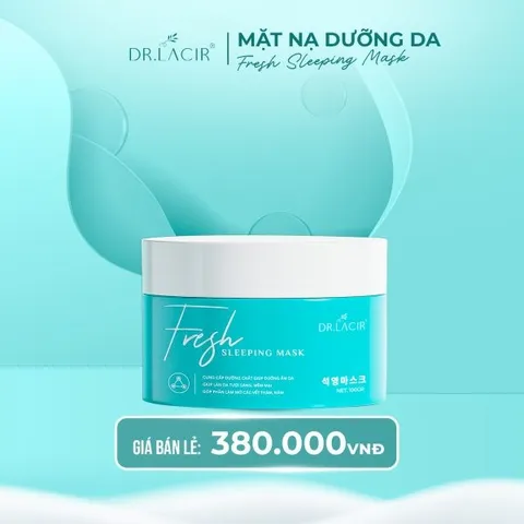 Mặt Nạ Ngủ Dưỡng Ẩm Trắng Da Dr. Lacir - Fresh Sleeping Mask Cung Cấp Dưỡng Chất, Làm Mờ Vết Thâm Nám, Giúp Da Tươi Sáng