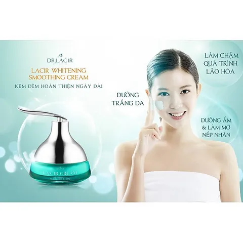 Kem Đêm Cao Cấp Dr.Lacir La’cir - Kem Dưỡng Làm Trắng & Cung Cấp Độ Ẩm Cho Da Mịn Màng, Sáng Đẹp, Hỗ Trợ Chăm Sóc Da Khỏe Mạnh
