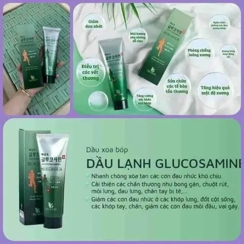 Combo 2 Chai Dầu Lạnh Glucosamine Hàn Quốc 150ml - Giúp Giảm Đau Khớp, Lưng, Cột Sống, Tạo Cảm Giác Mát Lạnh Thoải Mái
