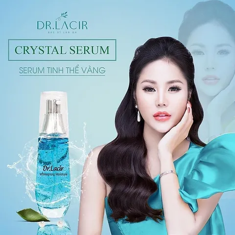 Serum Tinh Thể Vàng Dr. Lacir - Dưỡng ẩm, làm sáng da, kích thích phục hồi - Crystal Serum Chăm sóc sắc đẹp cao cấp