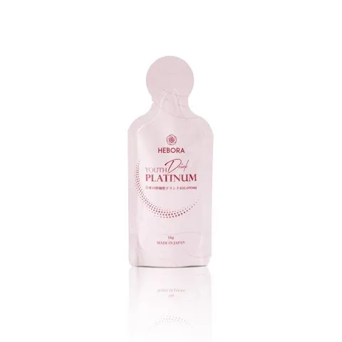Nước Uống Tế Bào Gốc Hebora Platinum - Giải Pháp Trẻ Hóa Da Chuyên Sâu, Tăng Cường Sức Khỏe và Cải Thiện Nội Tiết Tố, 28 Túi 16gr