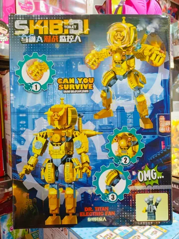 Đồ Chơi LEGO Lắp Ráp SKIBIDI TOILET Dr. Titan Quạt Điện JX058 - Mẫu Phim Hoạt Hình Hài Hước, Quà Tặng Độc Đáo Cho Fan