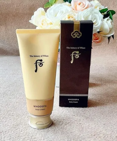 Kem Dưỡng Thể Whoo Spa Body Cream 200ml - Dưỡng Ẩm, Làm Mịn Da - Sản Phẩm Cao Cấp Hàn Quốc Cho Làn Da Tươi Sáng, Đàn Hồi