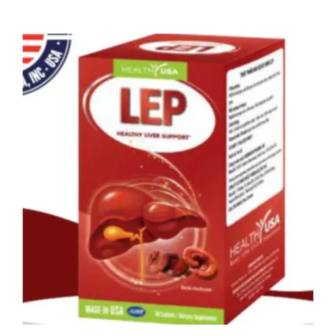 Viên Uống Thảo Mộc Bảo Vệ Gan LEP - Xuất Nhập Khẩu Mỹ, Hỗ Trợ Giải Độc, Mát Gan, Tăng Cường Chức Năng Gan, 30 Viên